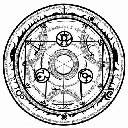 00071-2741638810-nvjobmagiccircle magic dragon summoning circle, inscriptions, symbols, white background, black and white.png